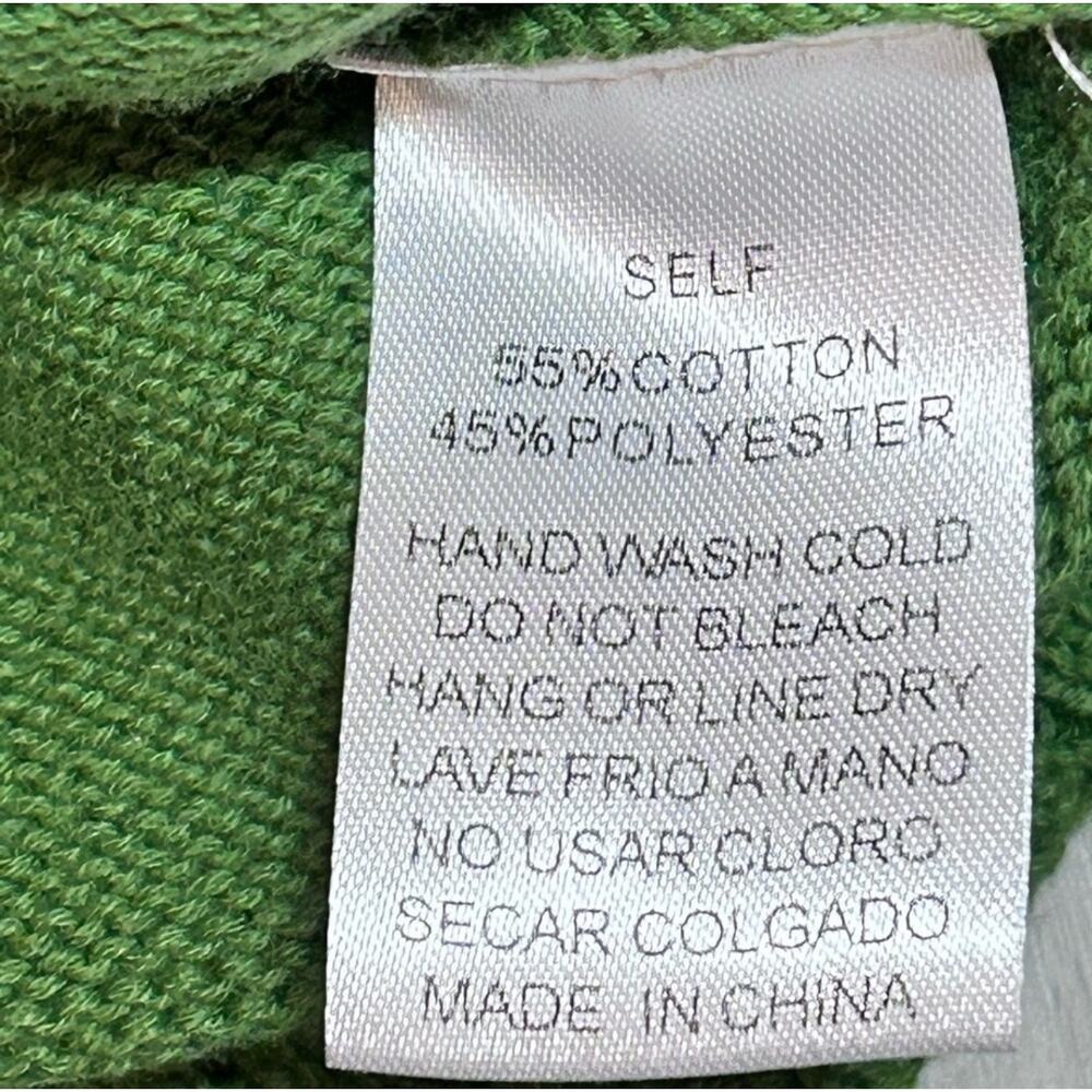 Easel Color Block Cotton Button Front Oversized M… - image 5